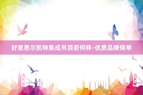 好意思尔凯特集成吊顶若何样-优质品牌保举